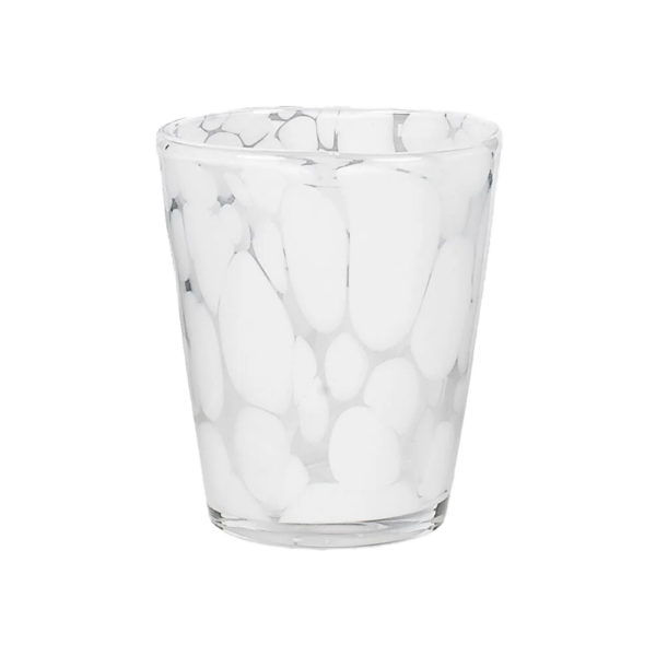 Milano glas - Vit