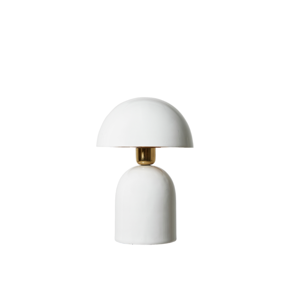ROME Bordslampa 21x31+18 cm - Vit