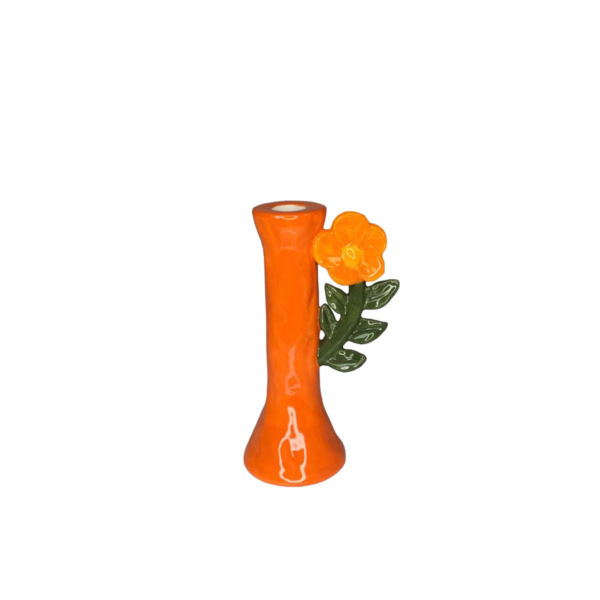 BOTANICA HANDPAINTED CANDLE HOLDER