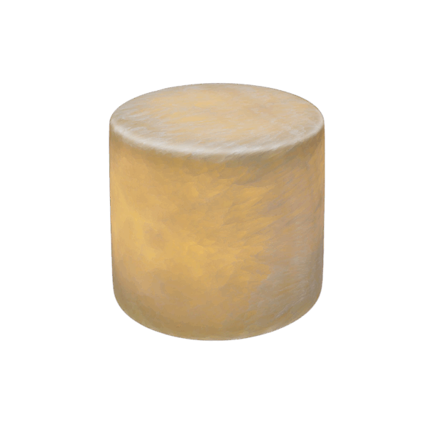 Marble ljusdekoration silk beige matt finish - LARGE