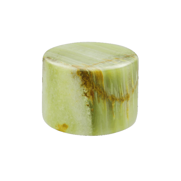 Jade ljusdekoration grön silk matt - MEDIUM