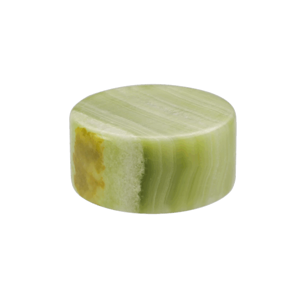 Jade ljusdekoration grön silk matt - SMALL
