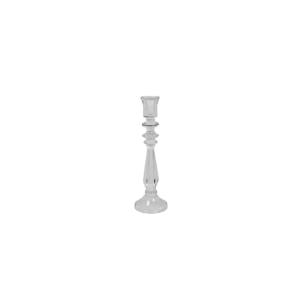 Yvette ljusstake - Klarglas
