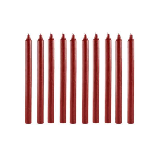 Rustikljus 29 cm Bordeaux 10-pack