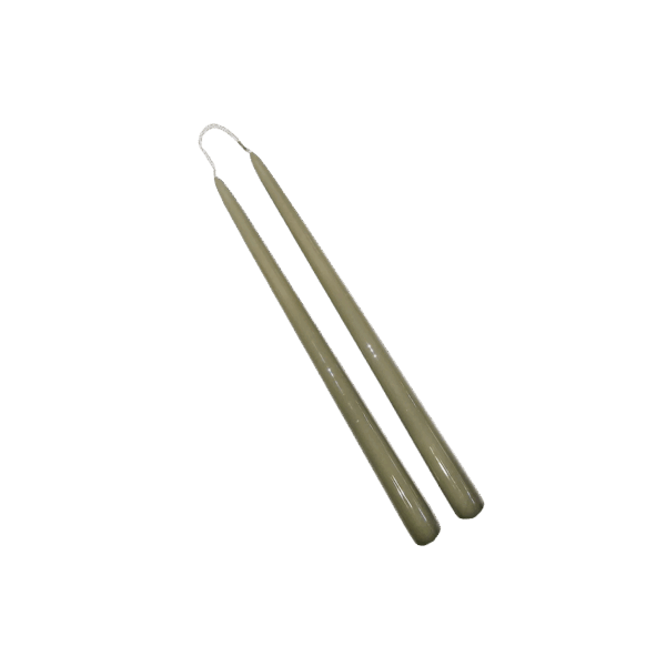 Lackljus 2-pack Olivgrön