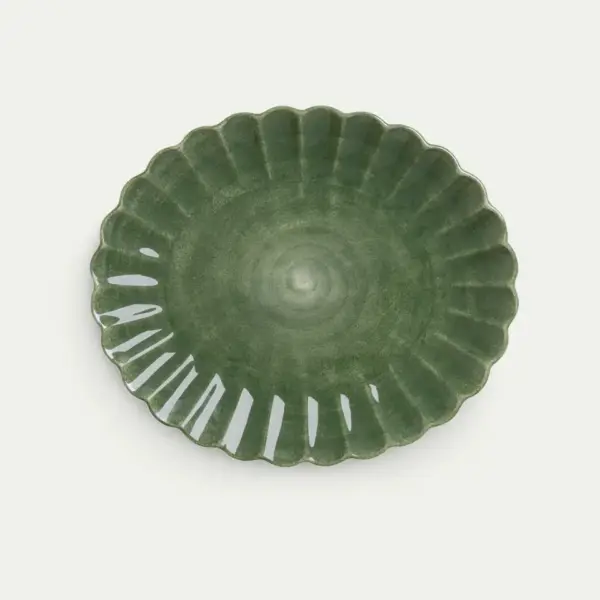 ENDAST WEBB Oyster Fat 35x30cm Forest Green