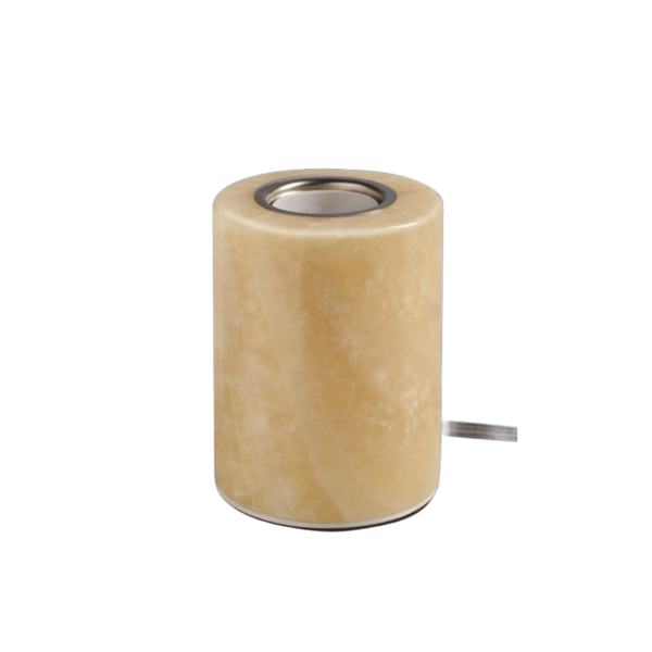 Marble bordsfot beige polished E27 max40W 80x105mm