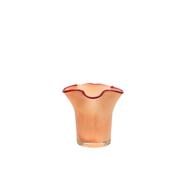 EBBA Ljuslykta Orange/Röd 10x9cm