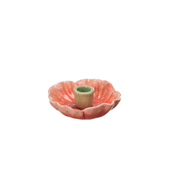 POPPY Ljusstake röd 12x4cm