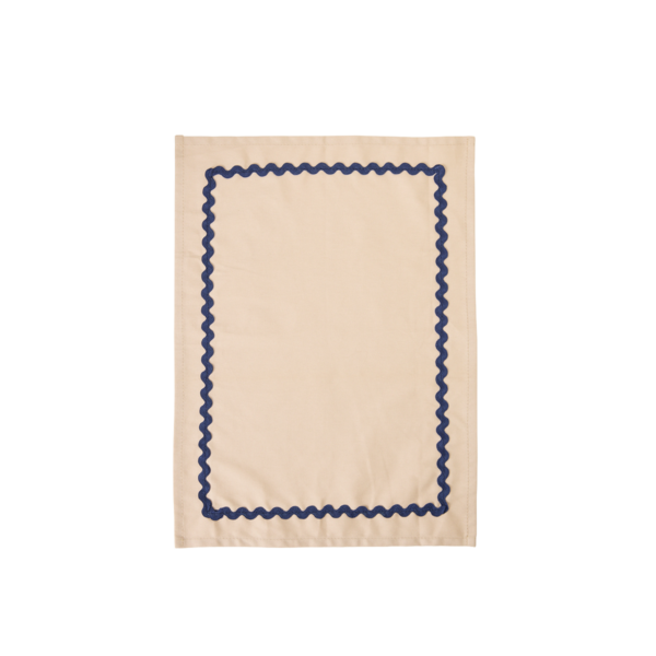 BORDSTABLETT Ruta Beige/Blå 33x45cm