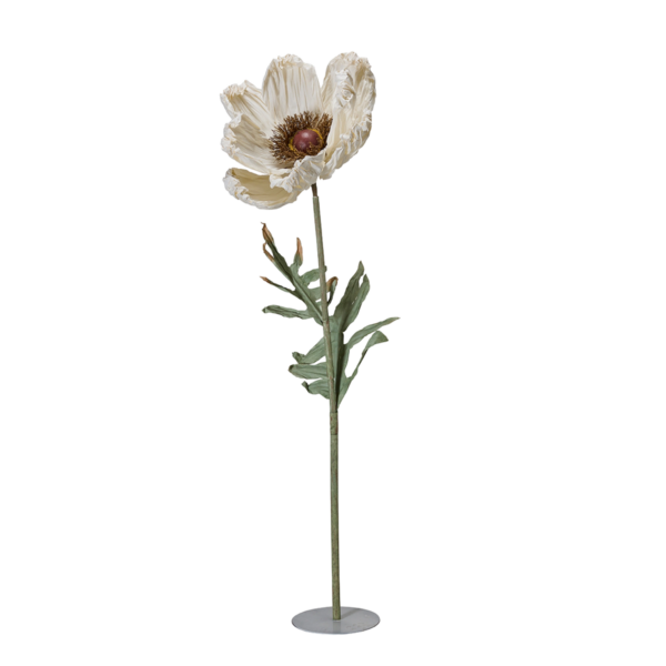VALLMO Blomma Vit 50x200cm