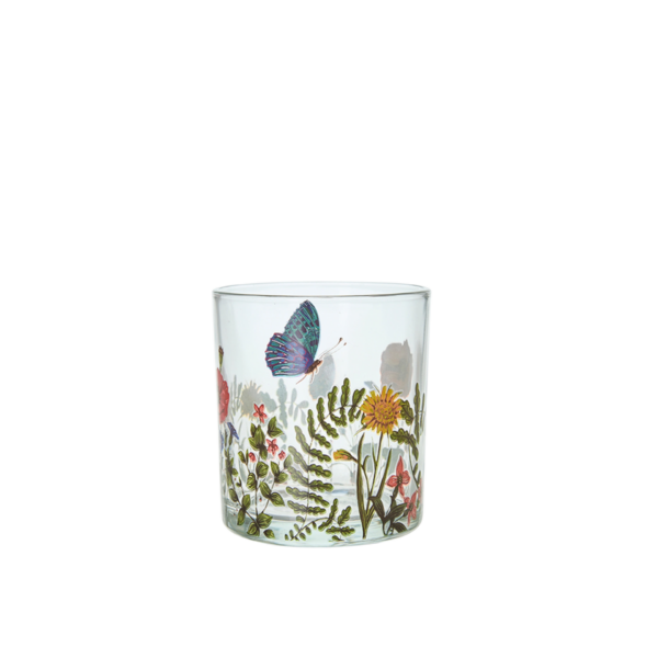 ANNA Ljuslykta/Glas Klar/Multi 8x9cm