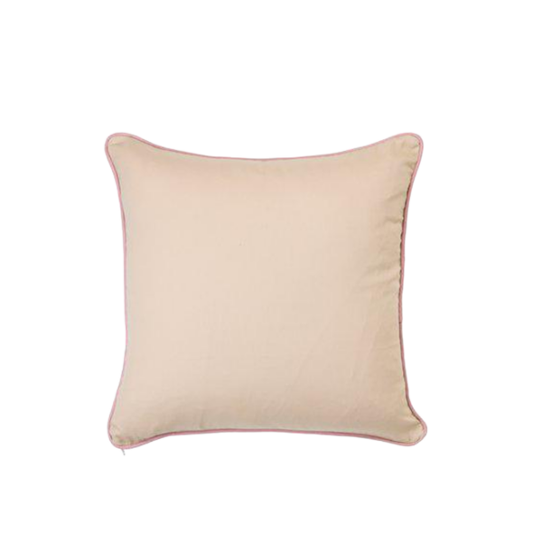 NANCY Kuddfodral Beige/Rosa 40x40cm