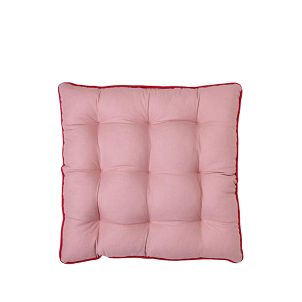 NANCY Sittdyna Rosa/Röd 40x40cm
