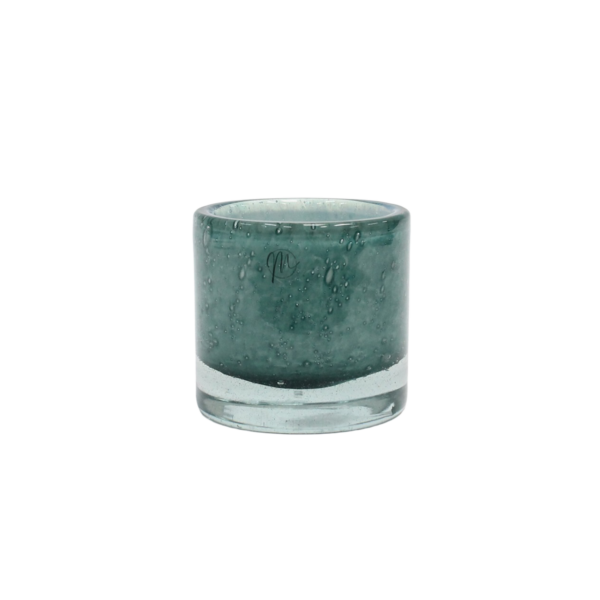 Ljuslykta UNIK Cylinder, Turkos, D8,5x8,6