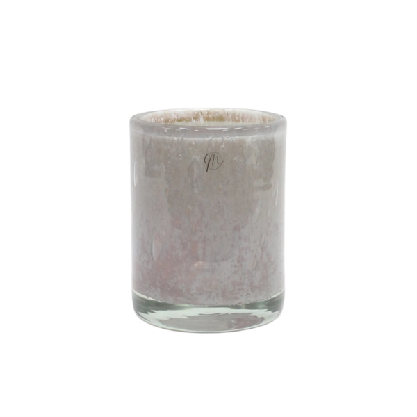 Ljuslykta UNIK Hög Cylinder, Ljuslila/Rosa/Beige, D10x13