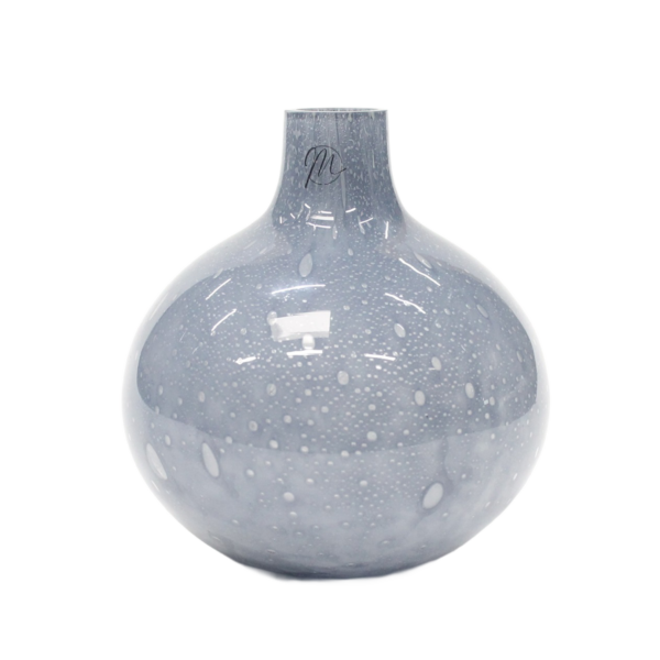 Vas UNIK Klot, Gråblå Marmor, D12xH13