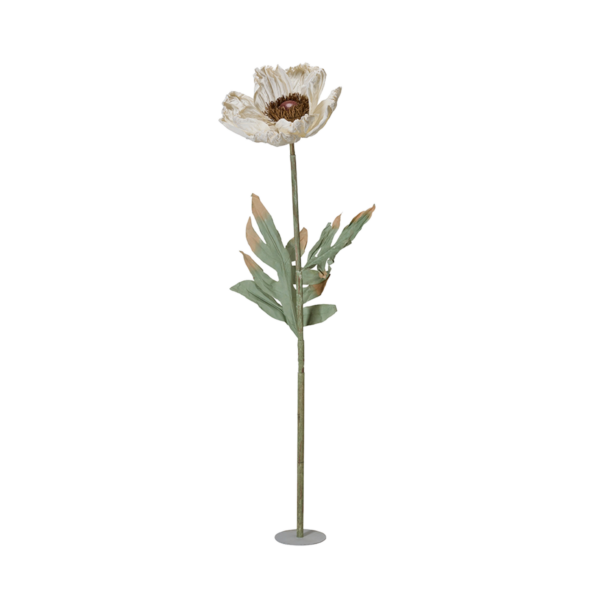 VALLMO Blomma Vit 40x140cm