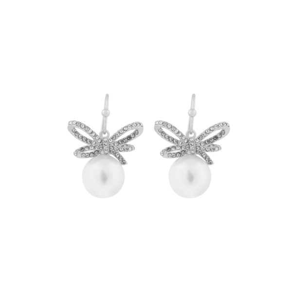 Ribbon crystal hook ear s/clear - Onesize