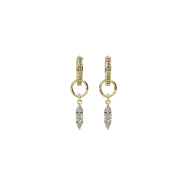 Largo doble crystal ear g/clear - Onesize