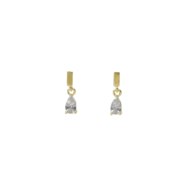 Trinity drop pin ear g/clear - Onesize